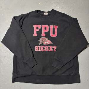 Vintage Champion FPU Hockey Crewneck